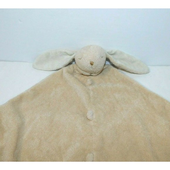 Angel Dear Tan Beige Cream Bunny Rabbit Security Blanket Nunu Baby infant Lovey - Picture 6 of 8